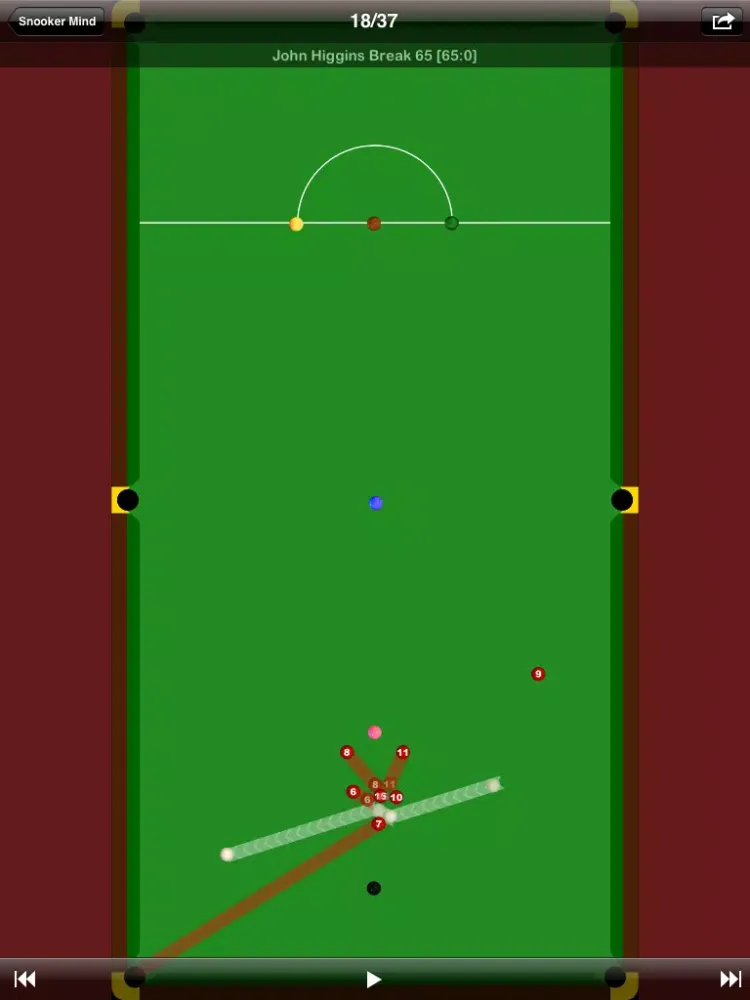 ภาพหน้าจอของ Snooker Mind Lite iPad 