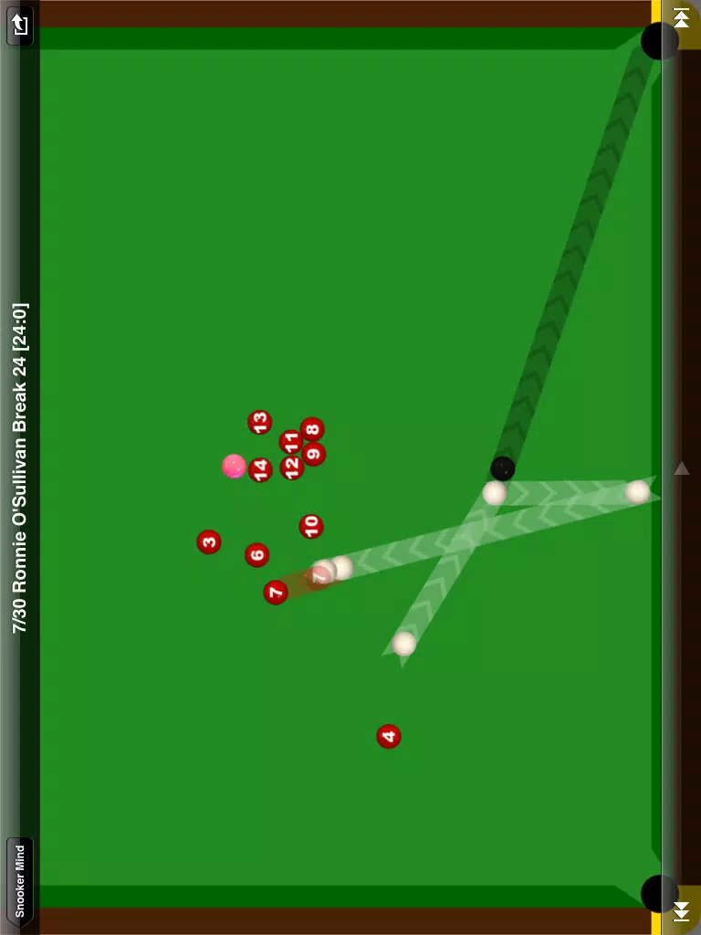 Captures d'écran de Snooker Mind Lite iPad 