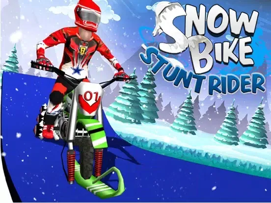 Snow Bike Stunt Rider iPad  স্ক্রিনশট