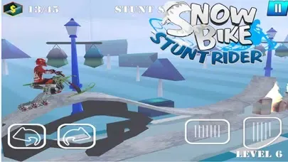 Snow Bike Stunt Rider স্ক্রিনশট