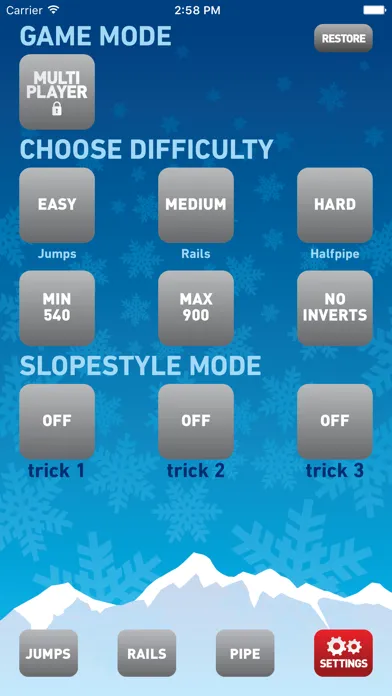 Snow Dice  : Snowboarding應用截圖