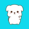Snowy Dog Stickers