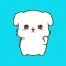 Snowy Dog Stickers