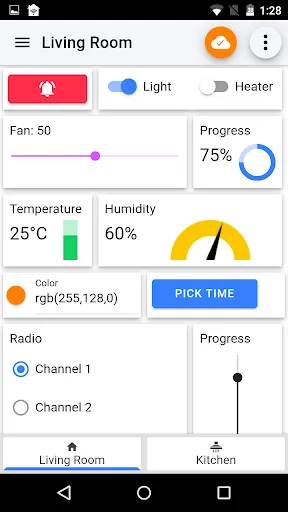 IoT MQTT Panel Screenshots