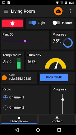 IoT MQTT Panel Screenshots