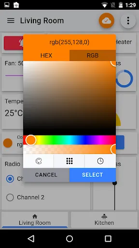 IoT MQTT Panel Screenshots
