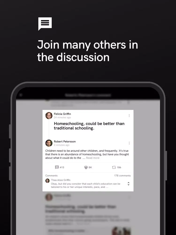 صور Agora - Debate Network iPad 