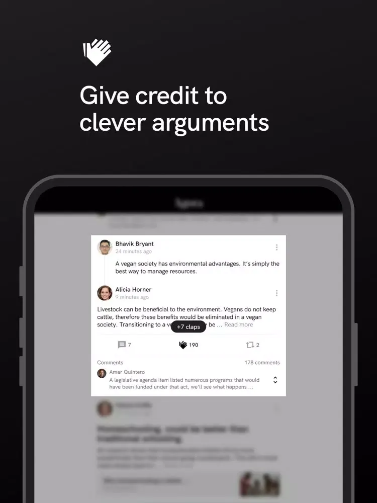 صور Agora - Debate Network iPad 