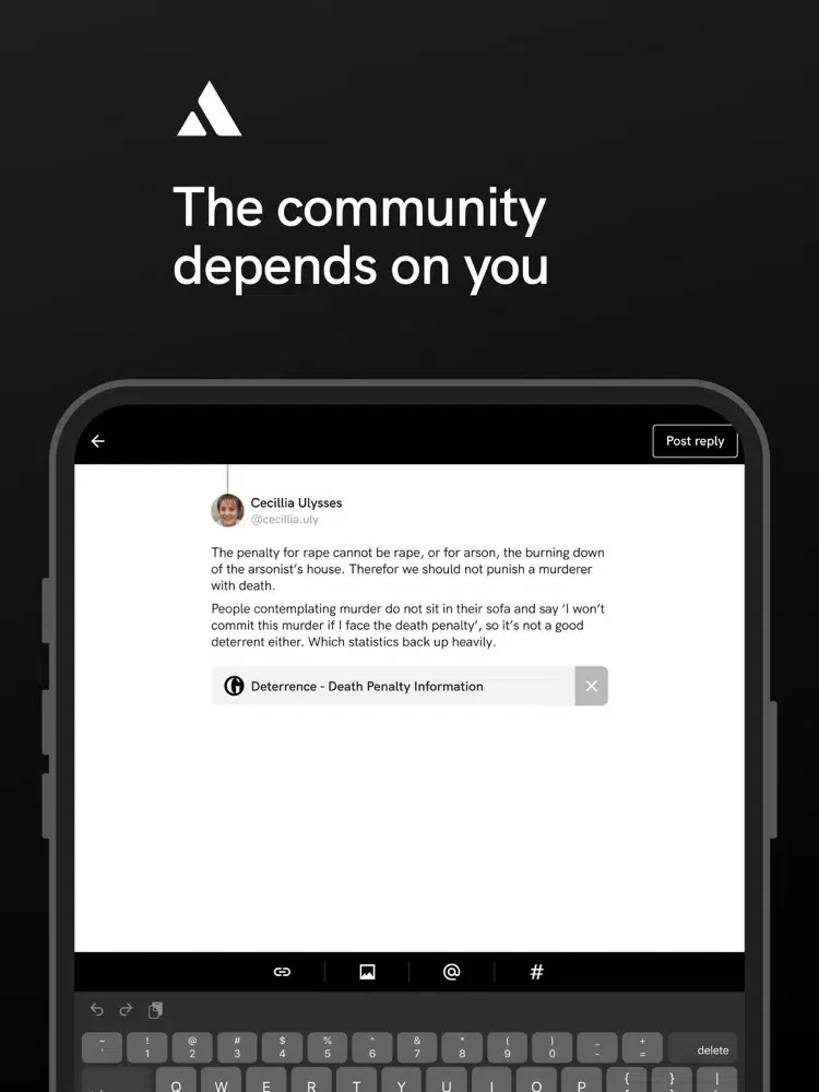 صور Agora - Debate Network iPad 