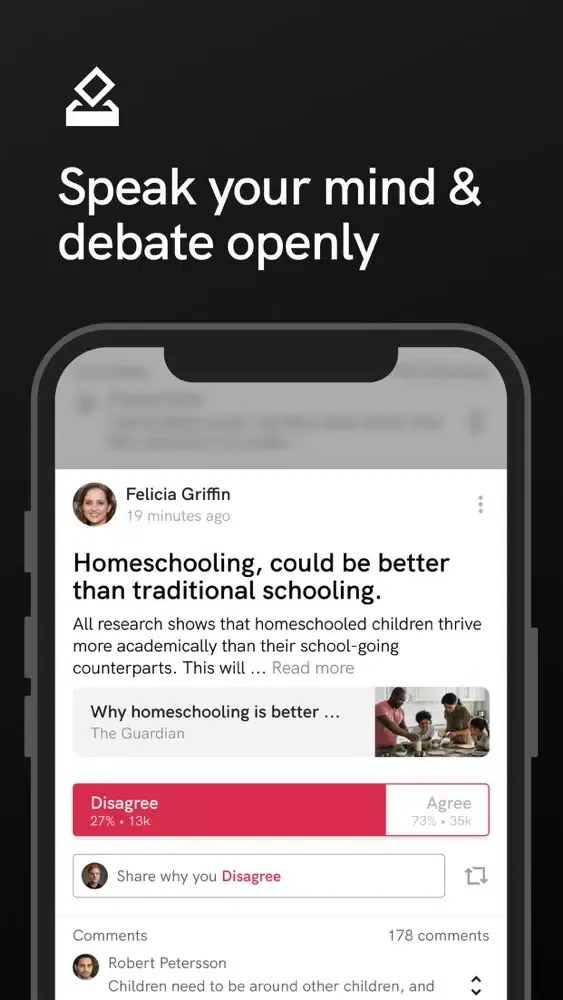 صور Agora - Debate Network