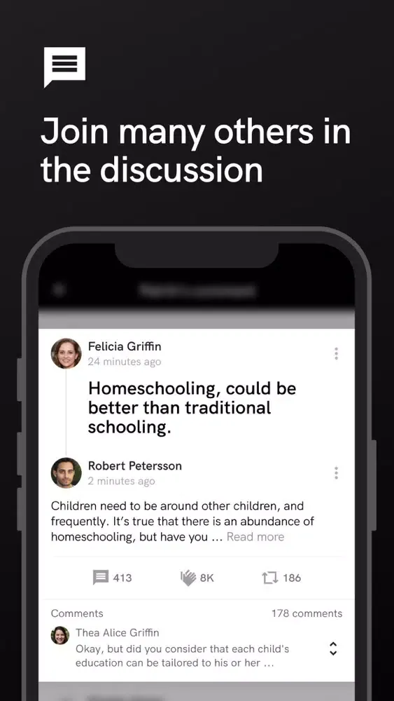 صور Agora - Debate Network