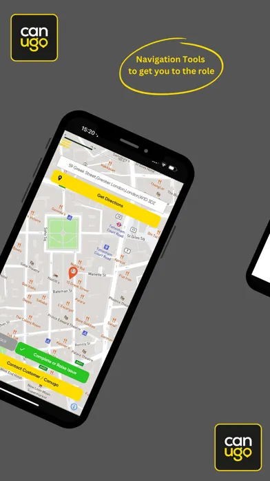 Tangkapan skrin Canugo - Driver & Worker App
