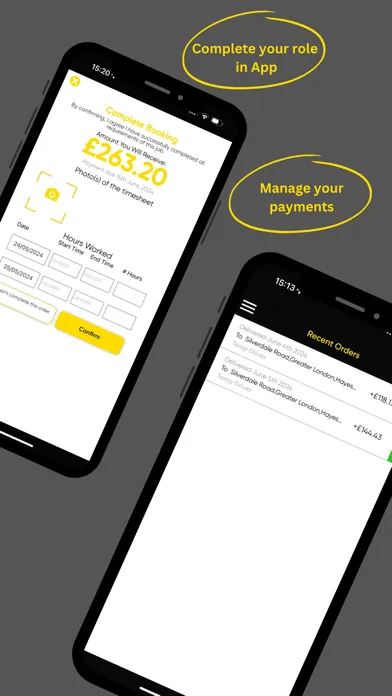 Tangkapan skrin Canugo - Driver & Worker App