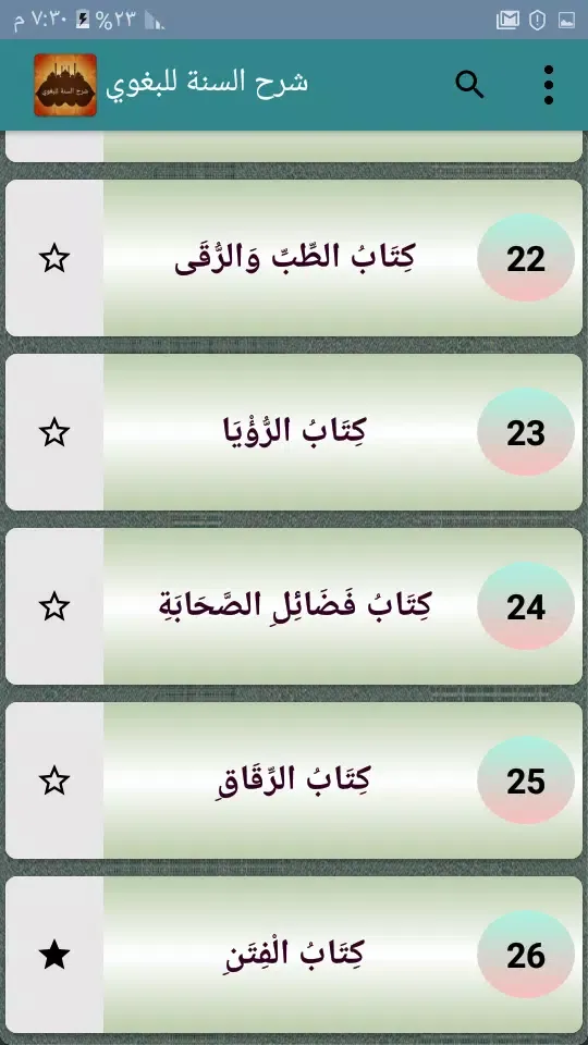 شرح السنة للبغوي Screenshots