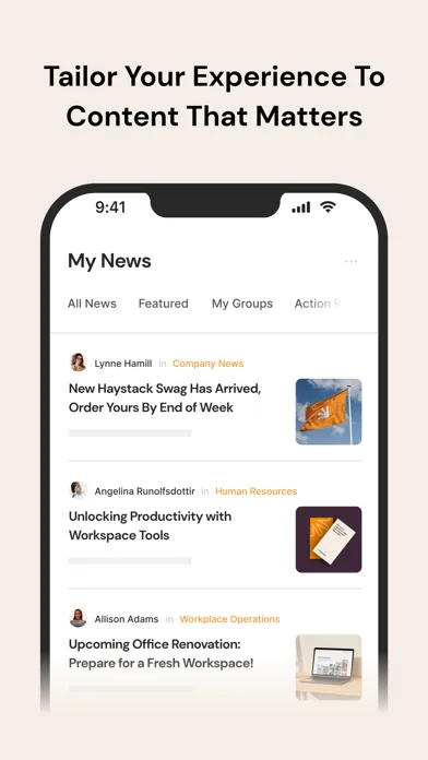 Haystack: Modern Intranet スクリーンショット