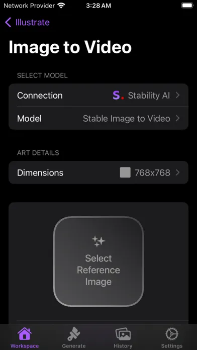 Illustrate: GenAI Sandbox Screenshots