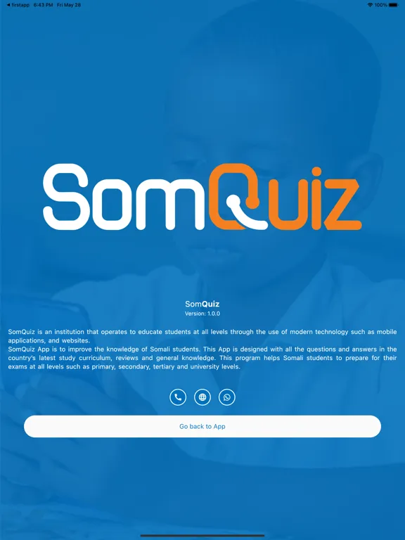 Ảnh chụp màn hình của SomQuiz iPad 