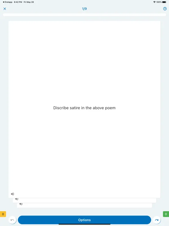 Ảnh chụp màn hình của SomQuiz iPad 