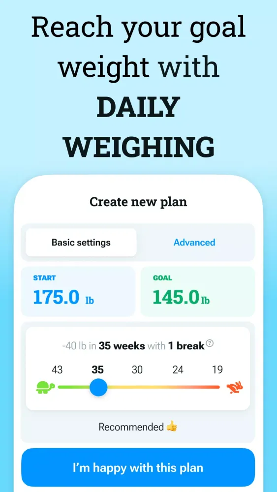 Screenshot di Noyoyo - Weight Tracker