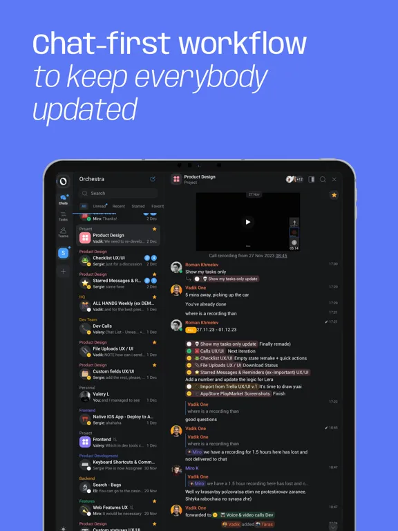 Orchestra / orch.so iPad  Screenshots