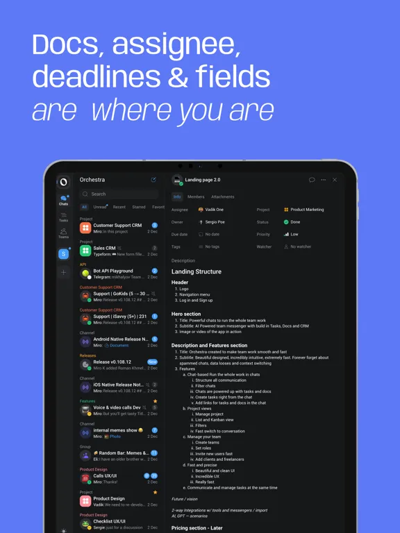 Orchestra / orch.so iPad  Screenshots