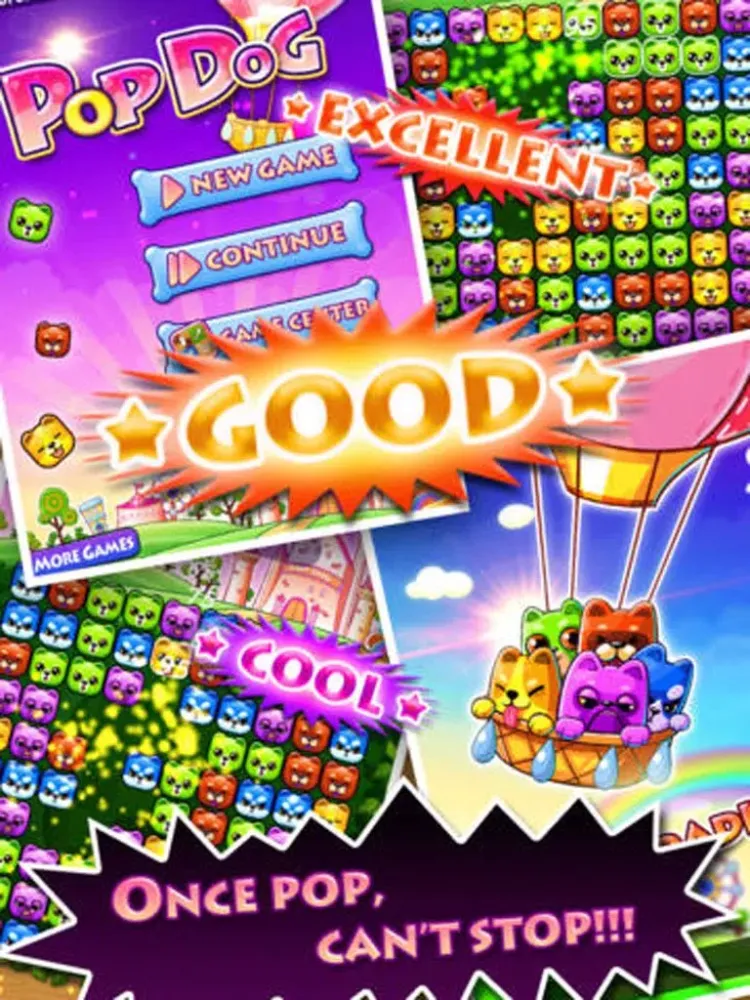 Ảnh chụp màn hình của bubble cat iPad 