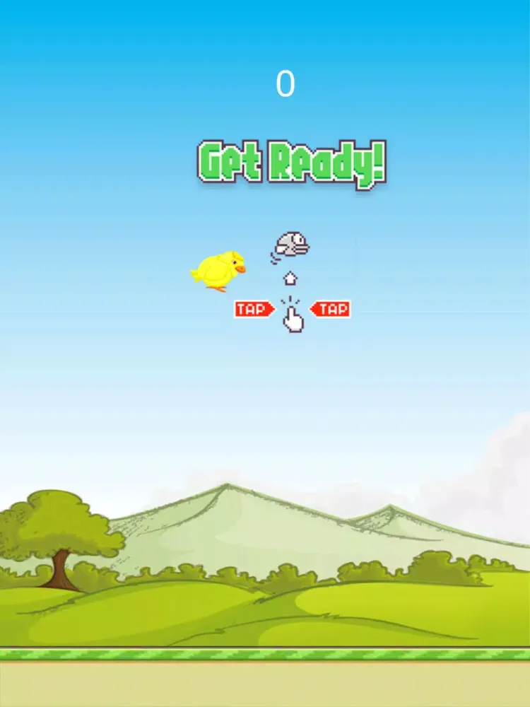 fly bird hd iPad  स्क्रीनशॉट