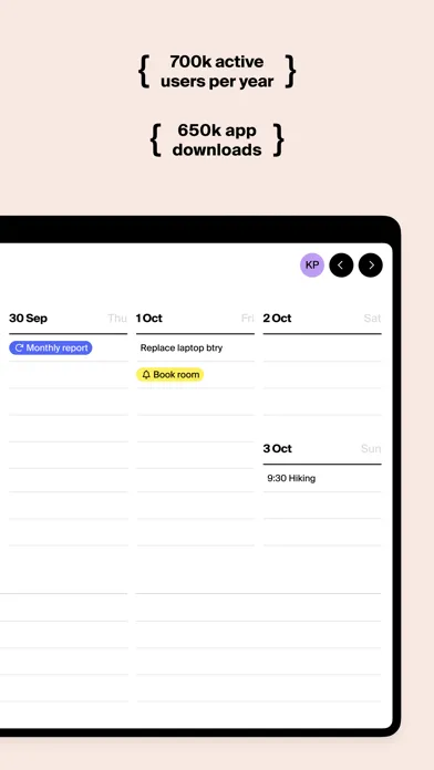 ภาพหน้าจอของ Tweek: Minimal To Do List
