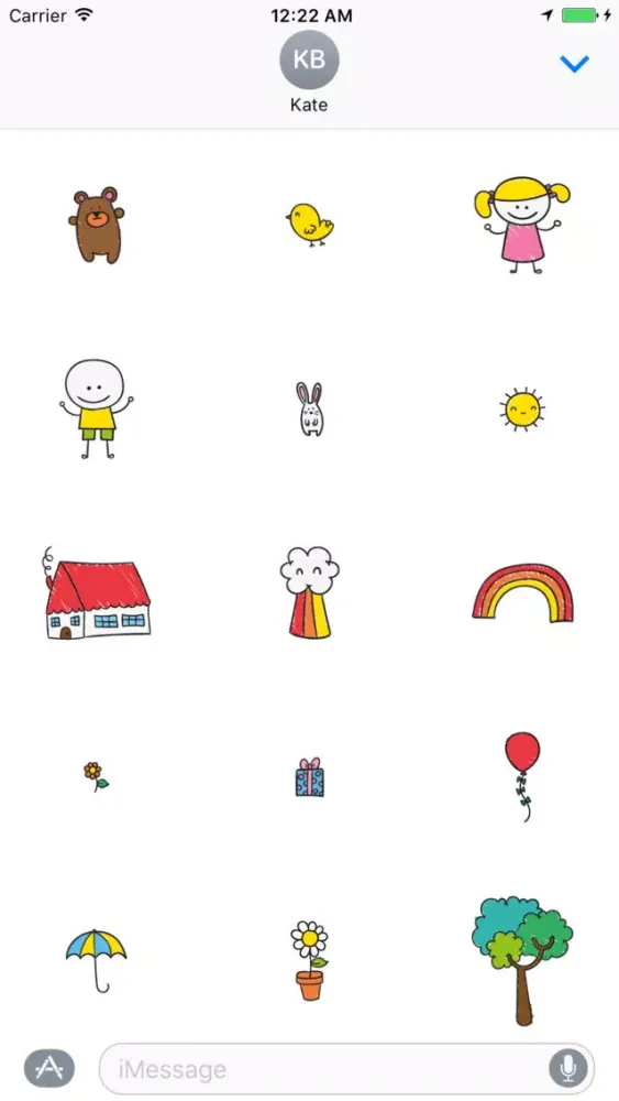 Capturas de pantalla de Childrens Drawing Stickers