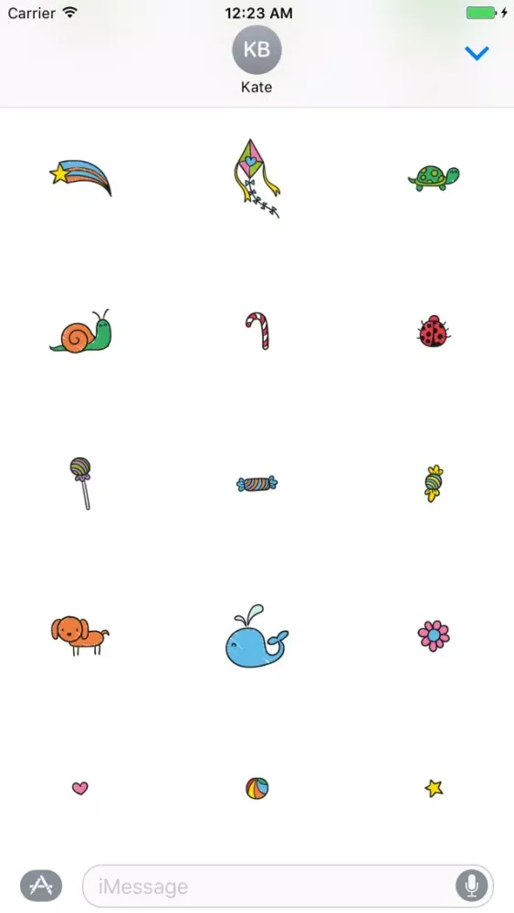 Capturas de pantalla de Childrens Drawing Stickers