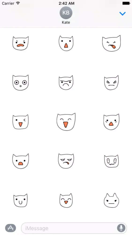 Doodle Cat Stickers Screenshots