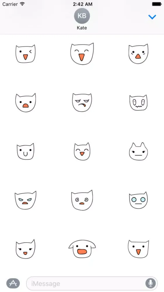 Doodle Cat Stickers Screenshots