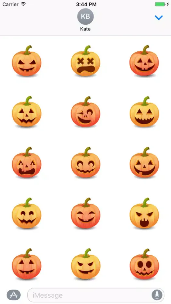 Zrzuty ekranu Halloween Pumpkin Smiley