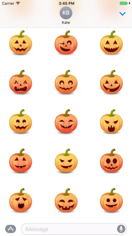 Zrzuty ekranu Halloween Pumpkin Smiley