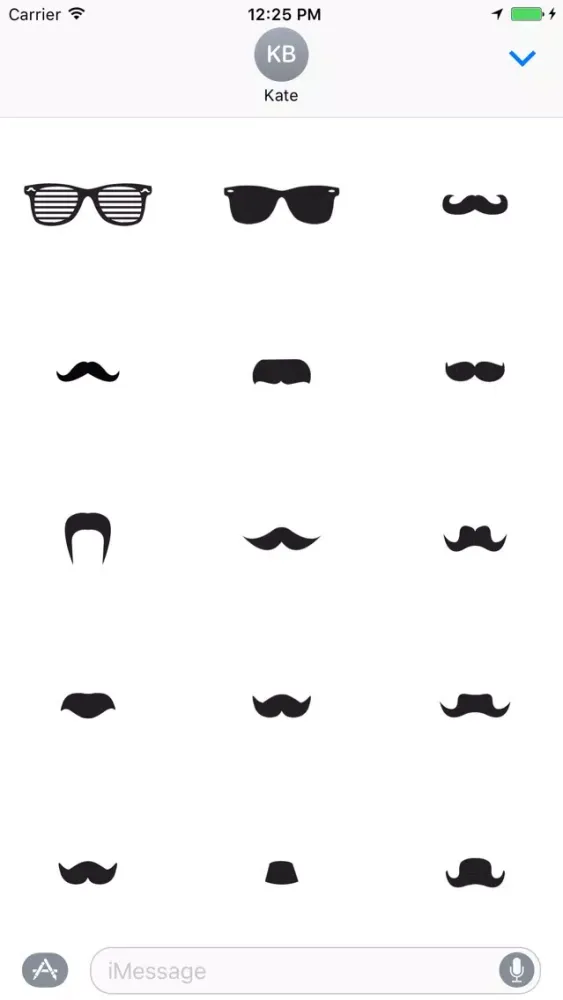 Ảnh chụp màn hình của Hipster Style Stickers