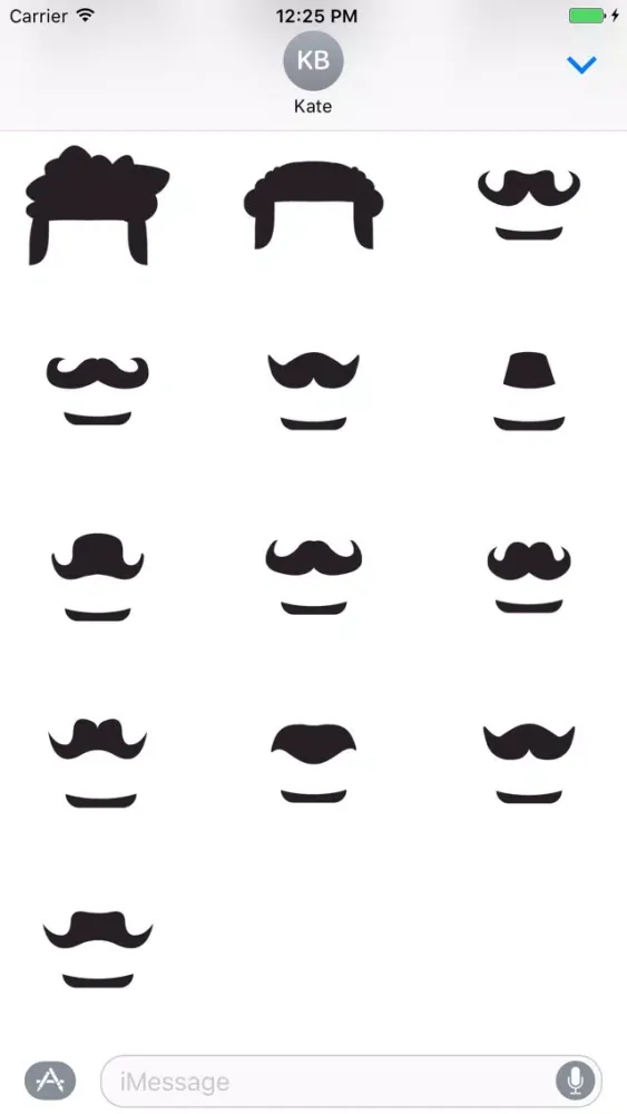 Ảnh chụp màn hình của Hipster Style Stickers