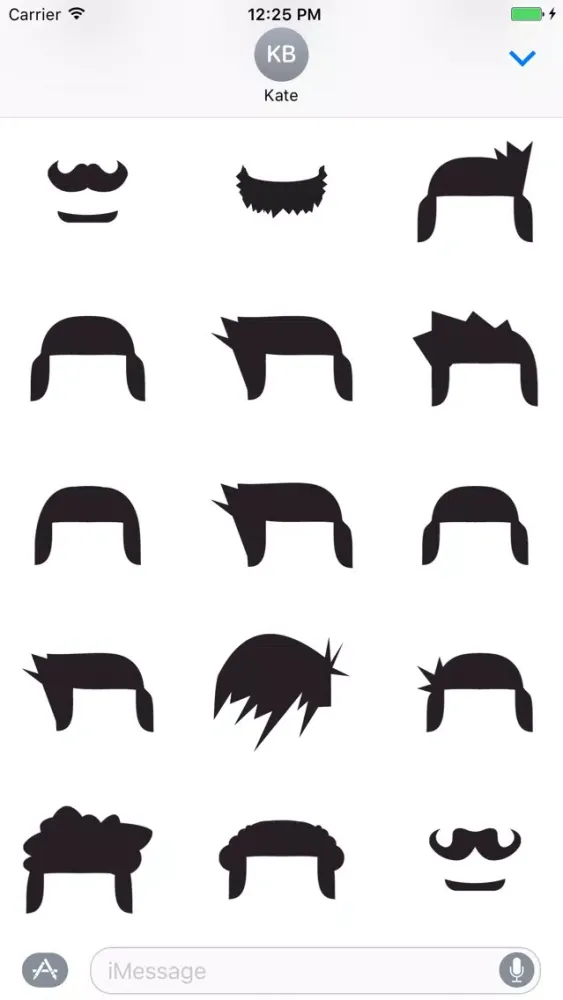 Ảnh chụp màn hình của Hipster Style Stickers