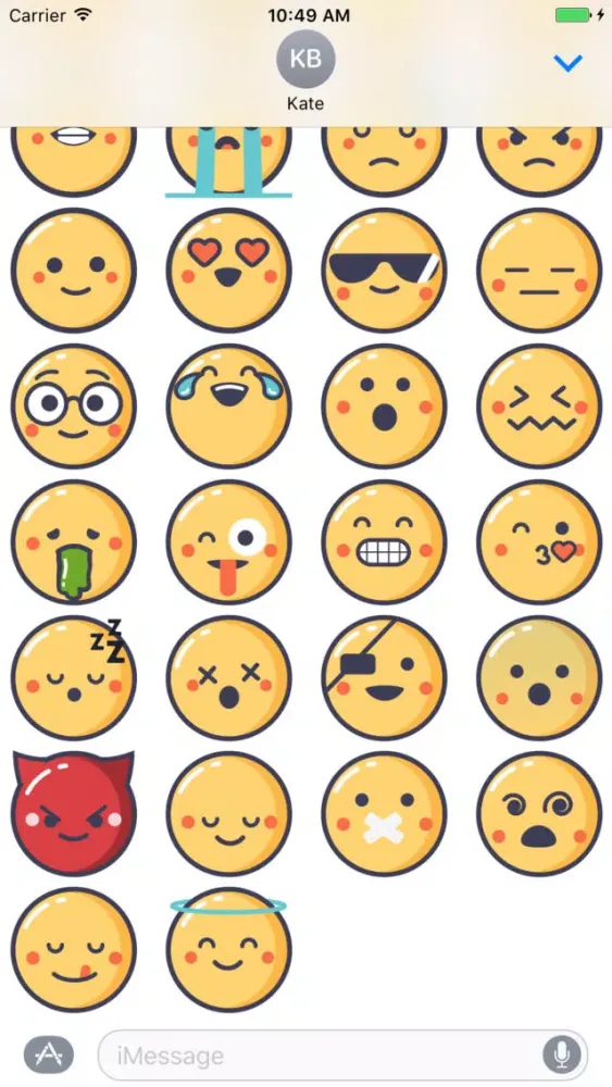 Kimoticon Animated Stickers स्क्रीनशॉट