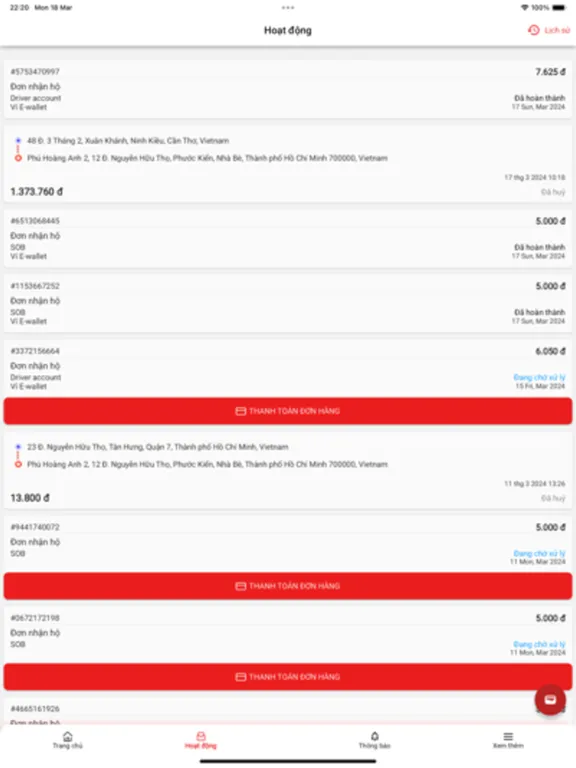 Screenshot di SOB Express iPad 
