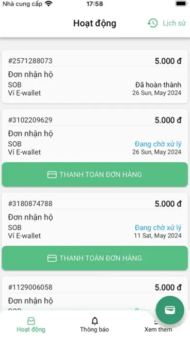 Screenshot di SOB Express