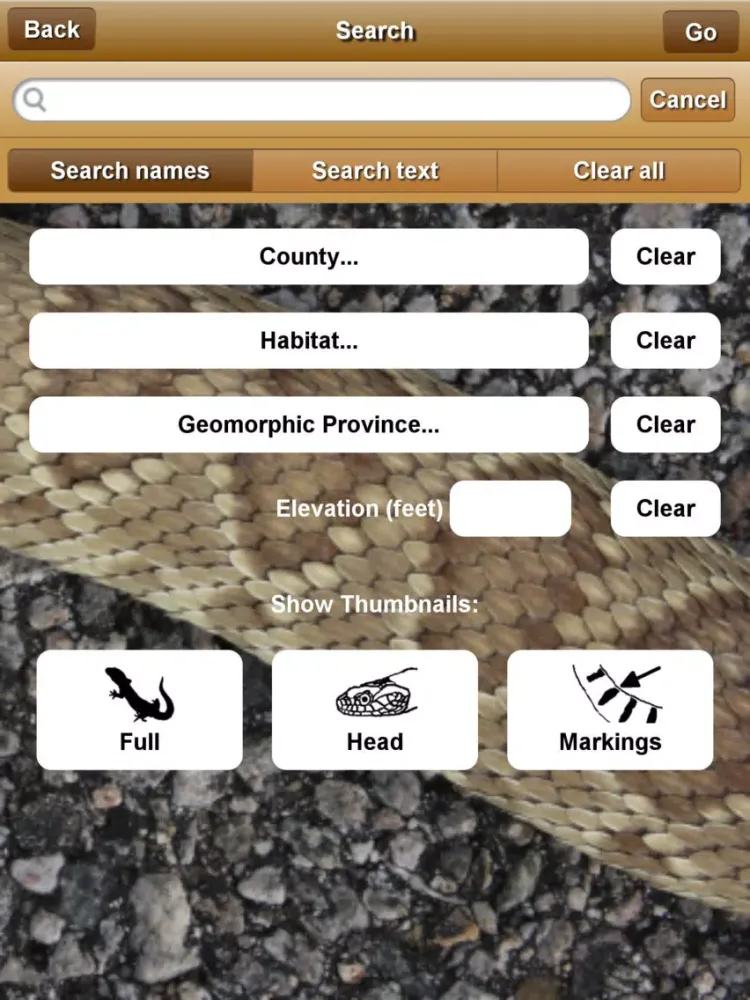 Ảnh chụp màn hình của Southern California Reptiles and Amphibians iPad 
