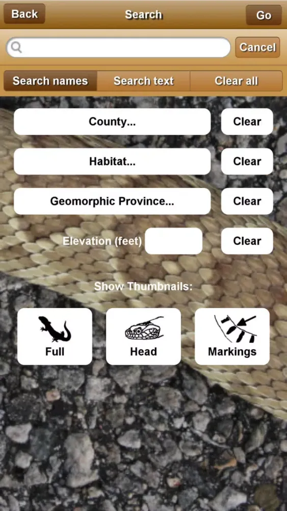 Ảnh chụp màn hình của Southern California Reptiles and Amphibians