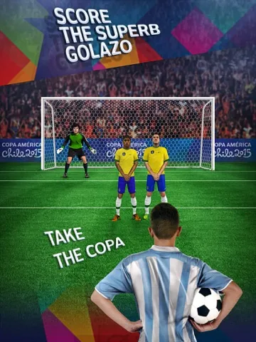 Capturas de tela do Free kick challenge - Copa America 2015 edition iPad 