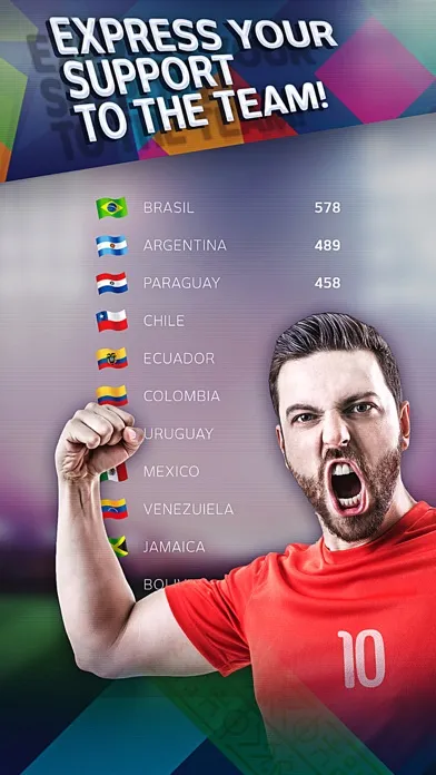 Capturas de tela do Free kick challenge - Copa America 2015 edition