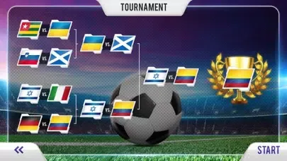 Tangkapan layar Super Caps League: Soccer Star