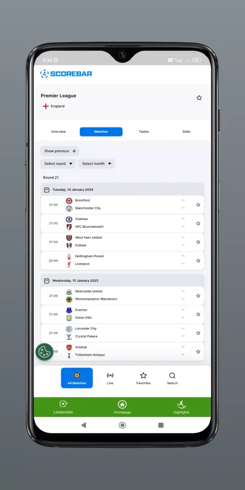 Soccer Live Score應用截圖