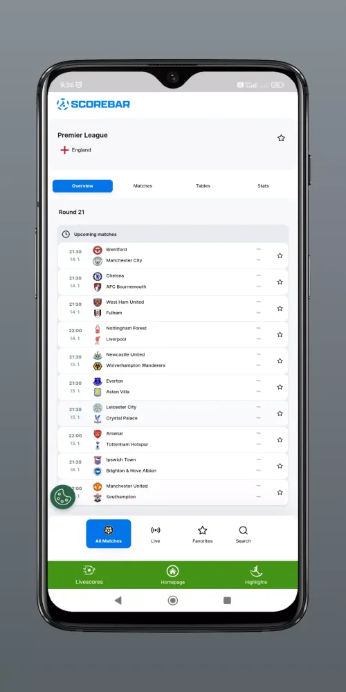 Soccer Live Score應用截圖
