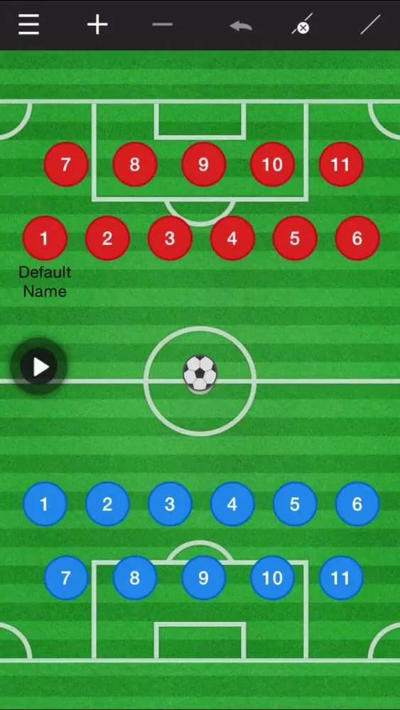 Capturas de pantalla de Soccer coach clipboard