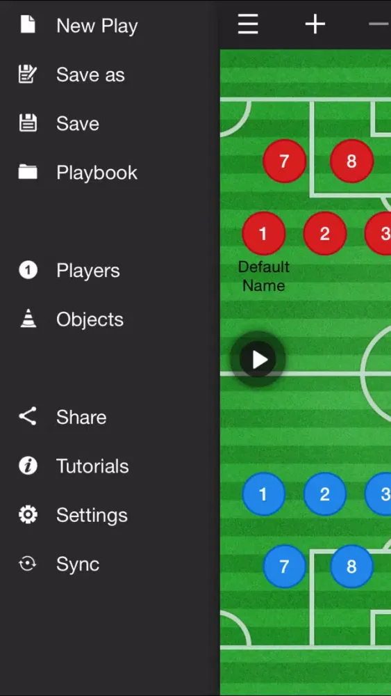 Capturas de pantalla de Soccer coach clipboard