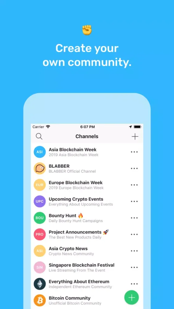 BLABBER — Social platform স্ক্রিনশট